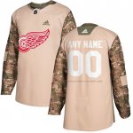 Maillot Hockey Detroit Red Wings Personnalise Authentique 2017 Veterans Day Camouflage