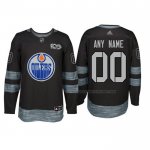 Maillot Hockey Edmonton Oilers Personnalise Noir