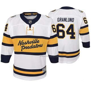 Maillot Hockey Enfant Nashville Predators Mikael Granlund Replica Joueur 2020 Winter Classic Blanc