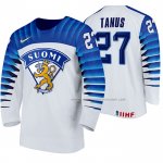 Maillot Hockey Finlandia Kristian Tanus Domicile 2020 Iihf World Junior Championship Blanc