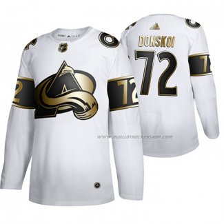 Maillot Hockey Golden Edition Colorado Avalanche Joonas Donskoi Limited Blanc