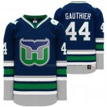 Maillot Hockey Hartford Whalers Julien Gauthier Heritage Night Throwback Bleu