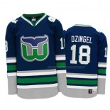 Maillot Hockey Hartford Whalers Ryan Dzingel Heritage Throwback Bleu