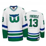 Maillot Hockey Hartford Whalers Warren Foegele Heritage Throwback Blanc
