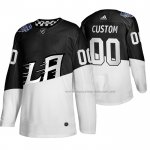 Maillot Hockey Los Angeles Kings Personnalise 2020 Stadium Series Blanc Noir