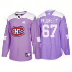 Maillot Hockey Montreal Canadiens Max Pacioretty Authentique 2018 Fights Cancer Volet