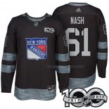 Maillot Hockey New York Rangers Rick Nash 1917-2017 100th Anniversaire Noir
