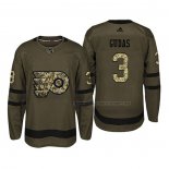 Maillot Hockey Philadelphia Flyers Radko Gudas 2018 Salute To Service Vert Militar