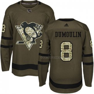 Maillot Hockey Pittsburgh Penguins Brian Dumoulin 2018 Salute To Service Vert Militar