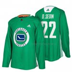 Maillot Hockey Vancouver Canucks Daniel Sedin New Season Practice Vert