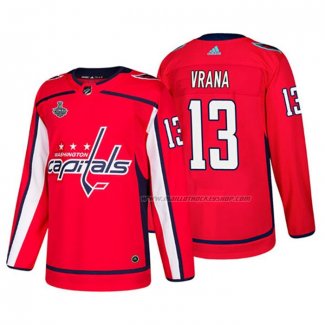 Maillot Hockey Washington Capitals Jakub Vrana Bound Patch Stanley Cup Final Rouge