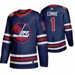 Maillot Hockey Winnipeg Jets Eric Comrie Heritage Classic 2019-20 Bleu