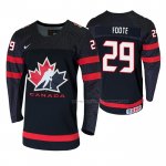 Maillot Hockey Canada Nolan Foote 2020 Iihf World Junior Championship Noir