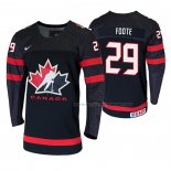 Maillot Hockey Canada Nolan Foote 2020 Iihf World Junior Championship Noir