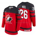 Maillot Hockey Canada Serron Noel 2018 Iihf World Championship Joueur Rouge