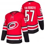 Maillot Hockey Carolina Hurricanes Trevor Van Riemsdyk Domicile Authentique 2018 Rouge