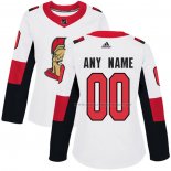 Maillot Hockey Femme Ottawa Senators Personnalise Exterieur Blanc