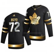 Maillot Hockey Golden Edition Toronto Maple Leafs Travis Boyd Limited Authentique 2020-21 Noir