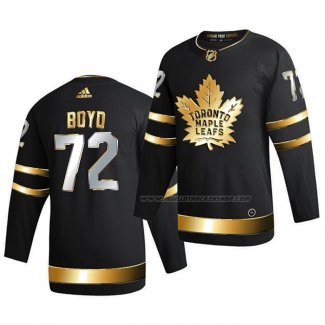 Maillot Hockey Golden Edition Toronto Maple Leafs Travis Boyd Limited Authentique 2020-21 Noir