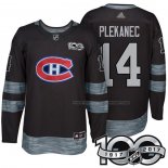 Maillot Hockey Montreal Canadiens Tomas Plekanec 1917-2017 100th Anniversaire Noir