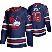 Maillot Hockey Winnipeg Jets Bryan Little Heritage Classic 2019-20 Bleu