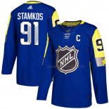 Maillot Hockey 2018 All Star Tampa Bay Lightning Steven Stamkos Atlantic Division Authentique Bleu