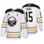 Maillot Hockey Buffalo Sabres Jack Eichel 2018 New Season Team Road Blanc