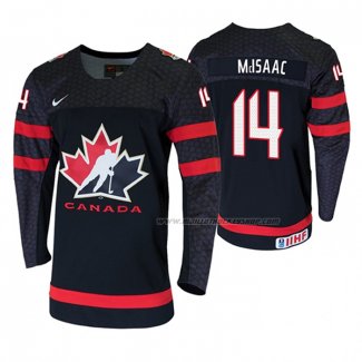 Maillot Hockey Canada Jared Mcisaac 2020 Iihf World Junior Championship Noir