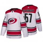 Maillot Hockey Carolina Hurricanes Trevor Van Riemsdyk New Season Team Road 2018 Blanc