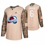 Maillot Hockey Colorado Avalanche Erik Johnson Veterans Day Camouflage