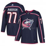 Maillot Hockey Columbus Blue Jackets Josh Anderson Domicile Bleu