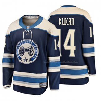 Maillot Hockey Enfant Columbus Blue Jackets Dean Kukan 2019 Alterner Breakaway Bleu