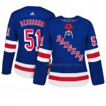 Maillot Hockey Femme New York Rangers David Desharnais Authentique Joueur Bleu