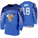 Maillot Hockey Finlandia Joonas Oden Exterieur 2020 Iihf World Junior Championship Blue