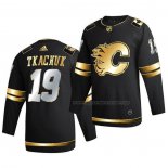 Maillot Hockey Golden Edition Calgary Flames Matthew Tkachuk Limited Authentique 2020-21 Noir