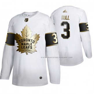 Maillot Hockey Golden Edition Toronto Maple Leafs Justin Holl Limited Blanc
