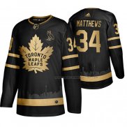 Maillot Hockey Golden Edition Toronto Maple Leafs X Ovo Auston Matthews Limited Noir