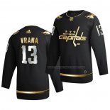 Maillot Hockey Golden Edition Washington Capitals Jakub Vrana Limited Authentique 2020-21 Noir