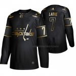 Maillot Hockey Golden Edition Washington Capitals Yvon Labre Retired Joueur Authentique Noir