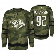 Maillot Hockey Nashville Predators Ryan Johansen Authentique Armed Special Forces Camouflage