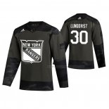 Maillot Hockey New York Rangers Henrik Lundqvist 2019 Veterans Day Camouflage