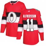 Maillot Hockey Ottawa Senators Daniel Alfredsson Authentique 2017 100 Classic Rouge