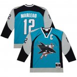 Maillot Hockey San Jose Sharks Patrick Marleau Mitchell & Ness 2003-04 Bleu