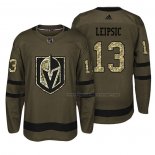 Maillot Hockey Vegas Golden Knights Brendan Leipsic Salute To Service Vert Militar