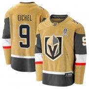 Maillot Hockey Vegas Golden Knights Jack Eichel 2023 Stanley Cup Champions Domicile Breakaway Or