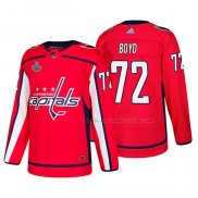 Maillot Hockey Washington Capitals Travis Boyd Bound Patch Stanley Cup Final Rouge