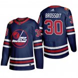 Maillot Hockey Winnipeg Jets Laurent Brossoit Heritage Classic 2019-20 Bleu