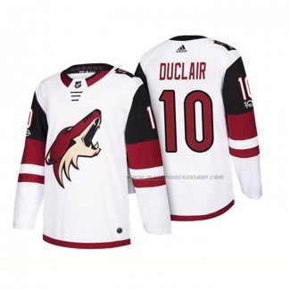 Maillot Hockey Arizona Coyotes Anthony Duclair 2018 Season Centennial Patch Team Road Blanc
