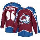 Maillot Hockey Colorado Avalanche Mikko Rantanen Authentique Domicile 2018 Rouge