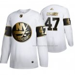 Maillot Hockey Golden Edition New York Islanders Leo Komarov Limited Blanc